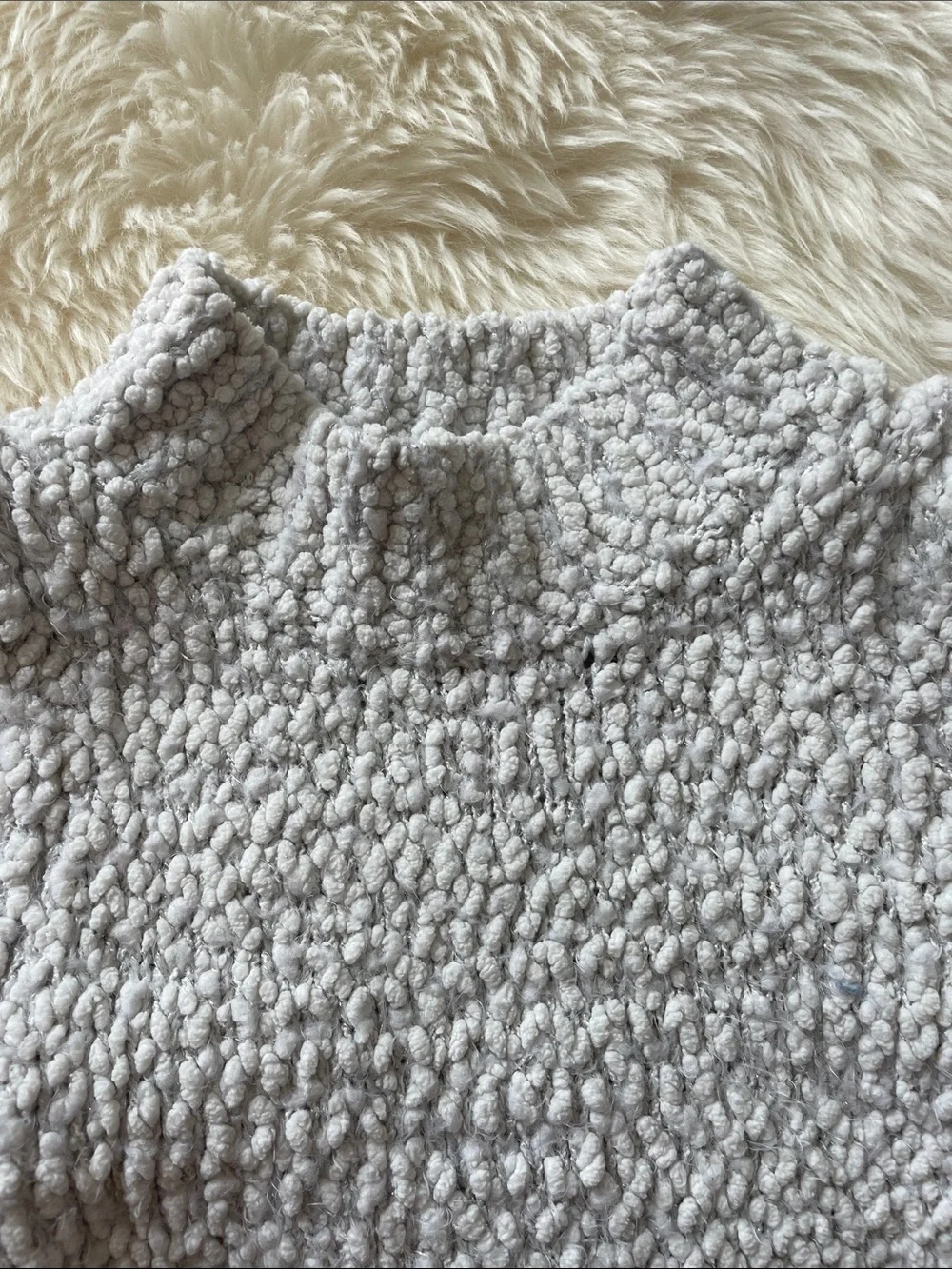 Cat & Jack Bubble Knit Mock Neck Kids Dress